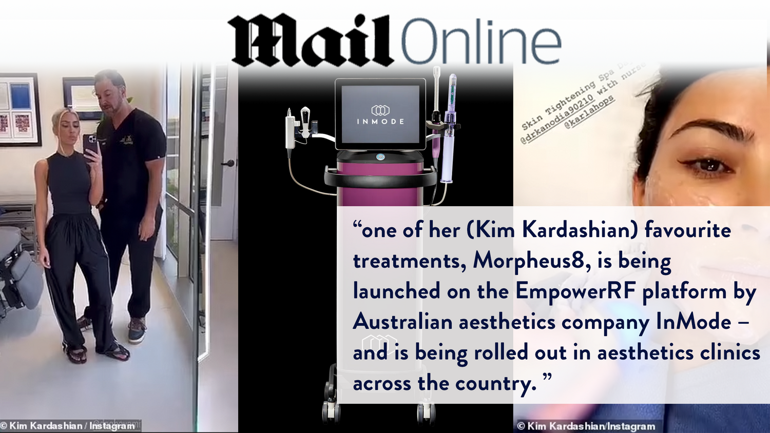 MailOnline - How to get Hollywood skin FAST: The secret behind Kim Kardashian's blemish-free, smooth, glow has landed in Australia