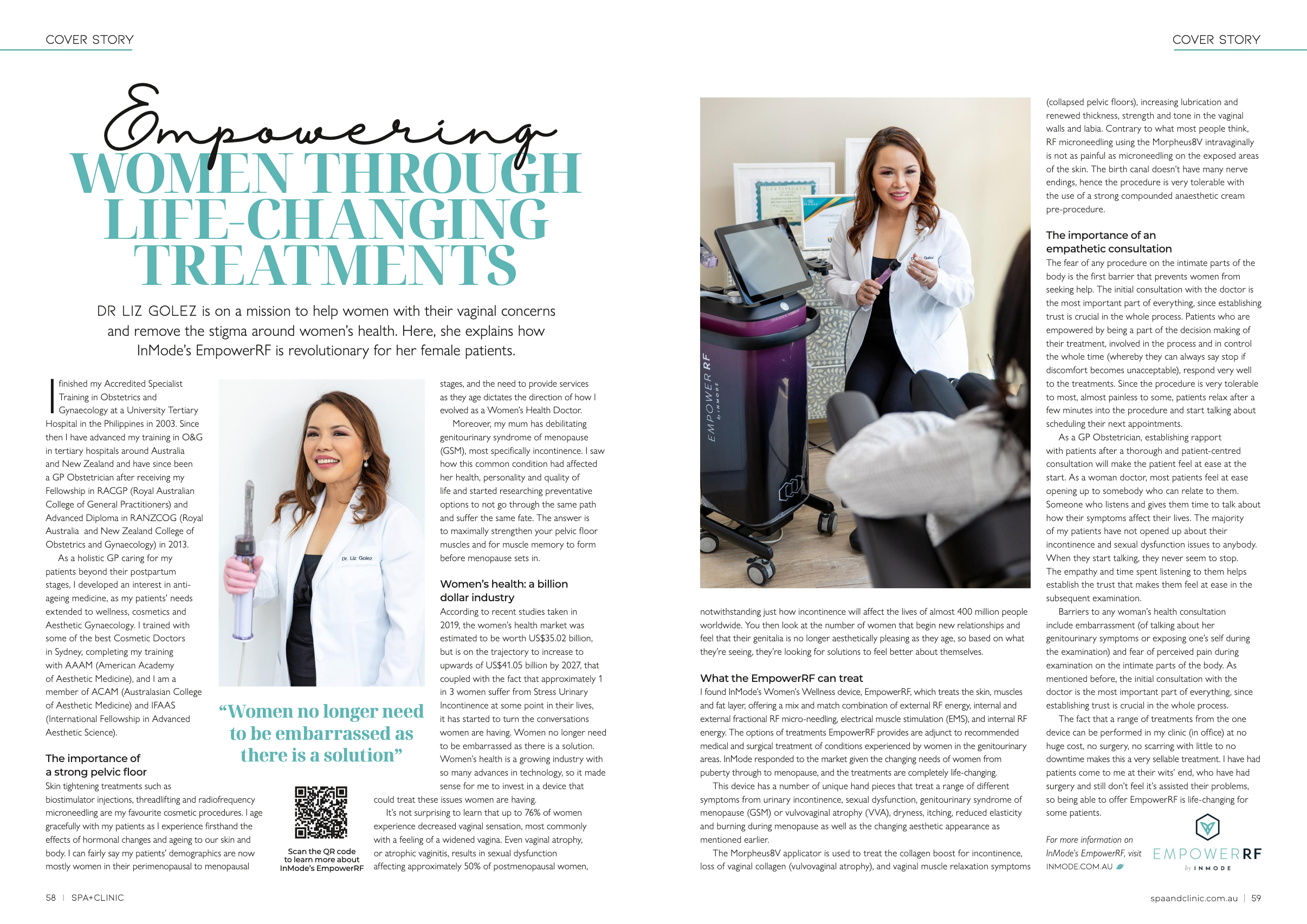 SPA+CLINIC - Empowering Women Through Life-Changing Treatments