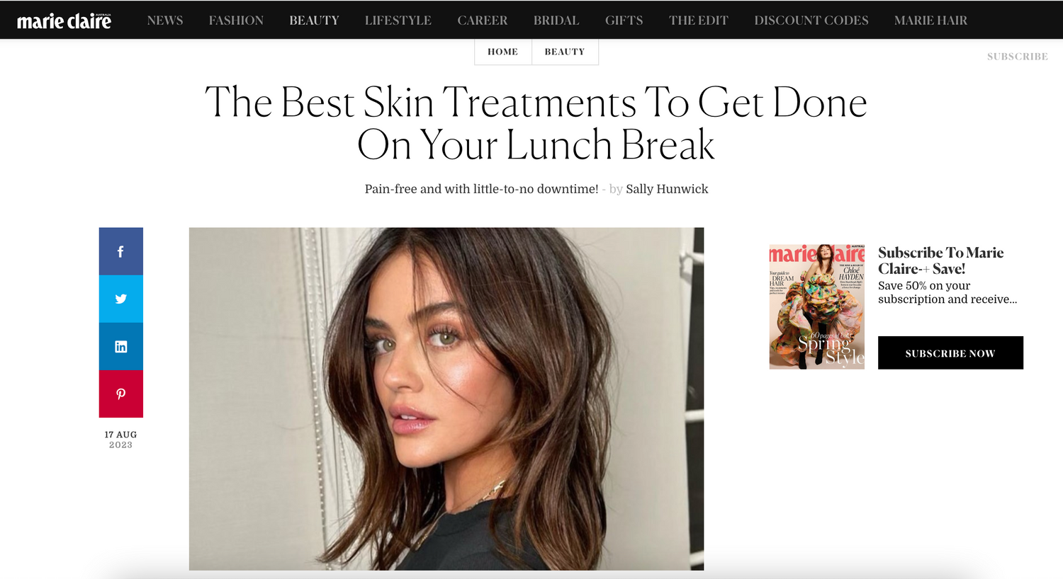 InMode In The Press: Make the Most of Your Lunch Break with Morpheus8