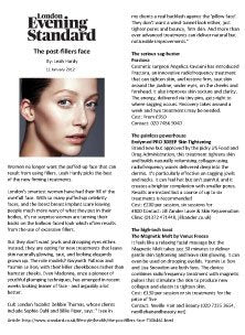JOURNALIST LEAH HARDY EXPLAINS WHY INJECTABLE FILLERS ARE OUT AND RADIOFREQUENCY TREATMENTS SUCH AS FRACTORA ARE IN