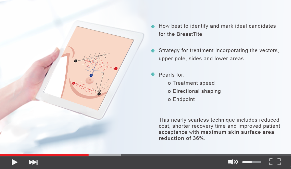 Live Demo: Minimally Invasive Breast Lift with BreastTite  – Dr. Diane Duncan