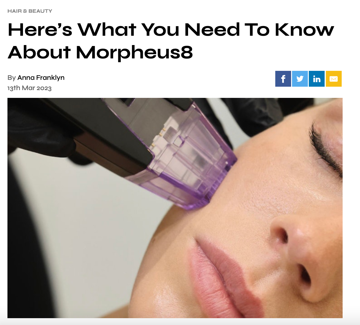 InMode In The Press — Revolutionising Skincare with Morpheus8