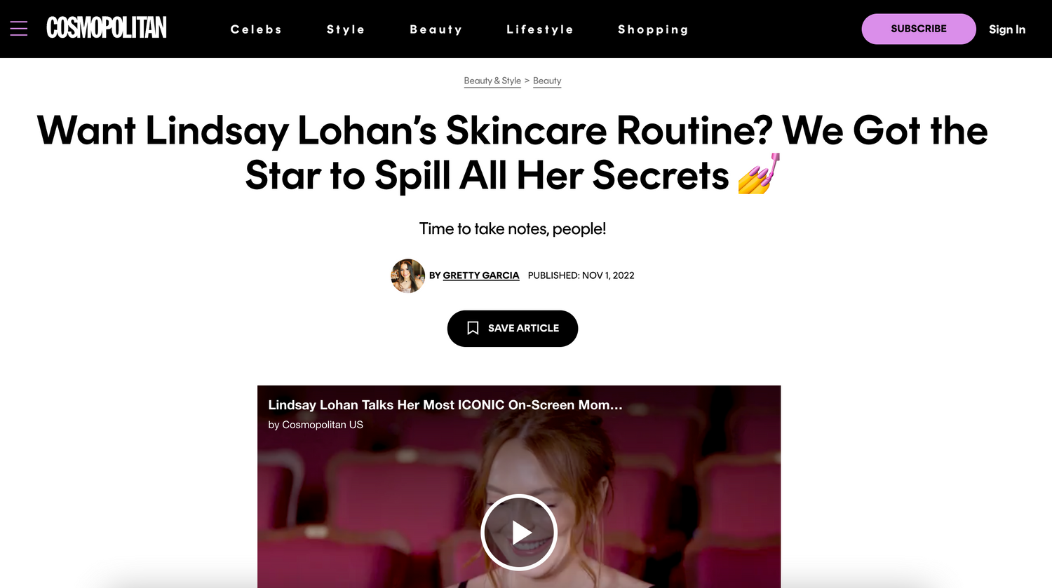 InMode In The Press: Lindsay Lohan’s Skincare Secret? Morpheus8