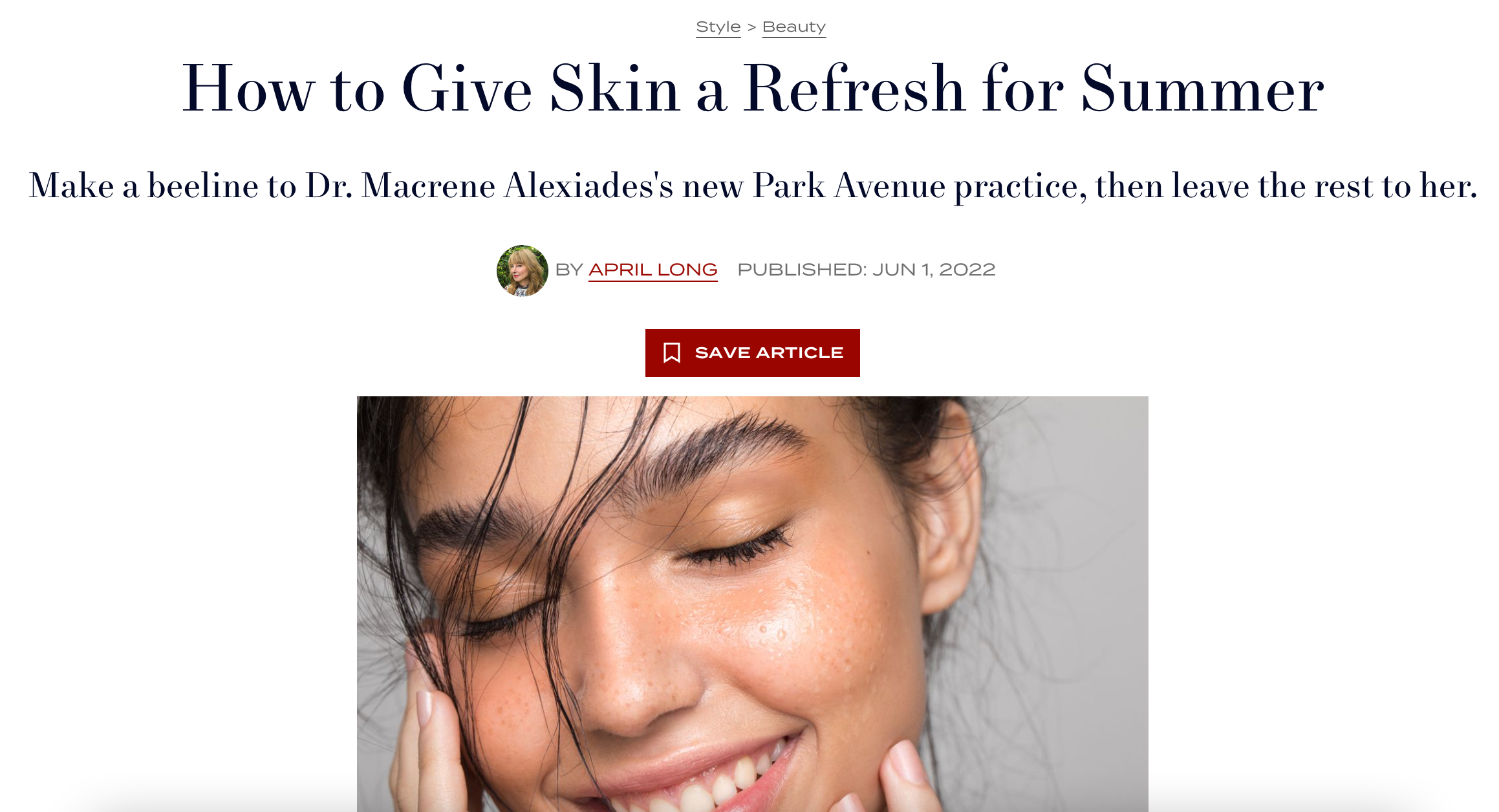 InMode In The Press: Get A Head Start On Summer Skincare With Morpheus8